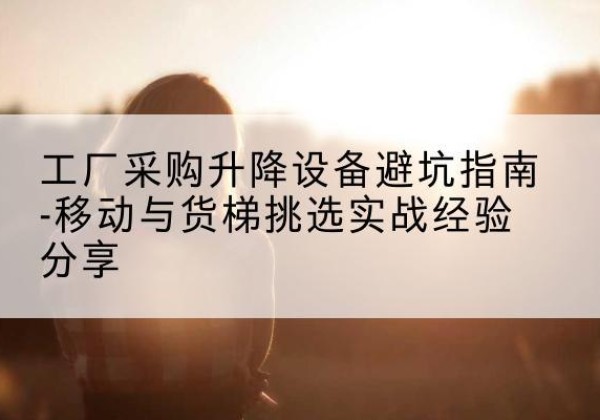 临武移动式升降机怎么选-工厂采购升降设备避坑指南-移动与货梯挑选实战经验分享